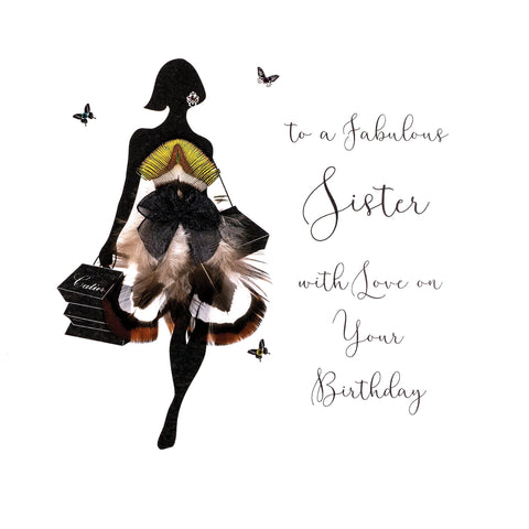 Fabulous Sister Birthday Card by Five Dollar Shake Greeting Cards Five Dollar Shake