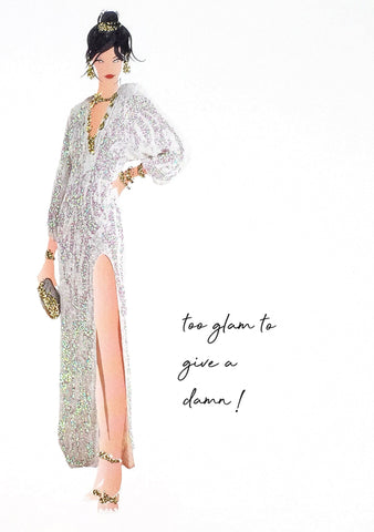 A5 Notebook To Glam by Five Dollar Shake Greeting Cards Five Dollar Shake