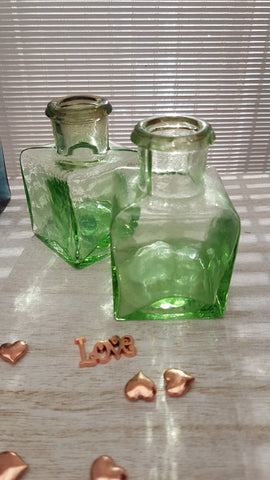 Chive Loft Bud Vase Square Peridot - ash-dove