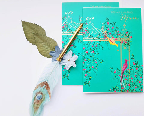 For My Amazing Mum Floral Mother's Day Card Greeting Cards The Artfile