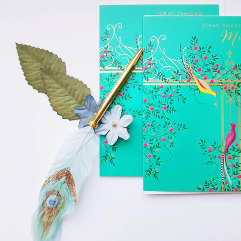 For My Amazing Mum Floral Mother's Day Card Greeting Cards The Artfile