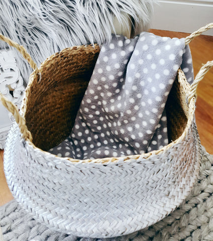 Silver Seagrass Basket by Retreat Home Shopping Retreat Home