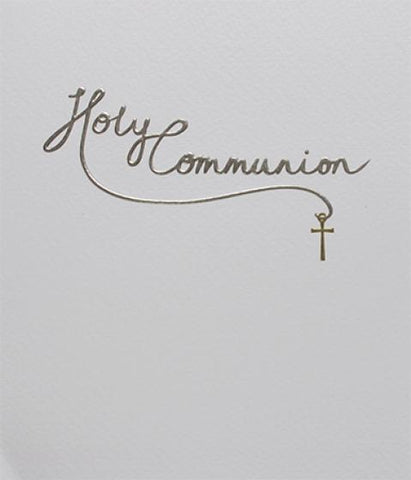 Paperlink Holy Communion Card - ash-dove