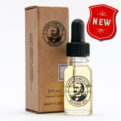 Captain Fawcett, Beard Oil Private Stock - ash-dove