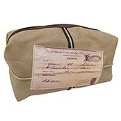 side view of apothecary wash bag
