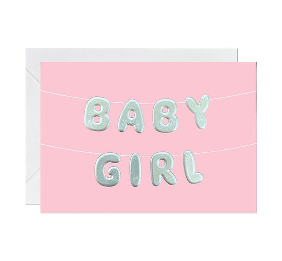 Baby Girl Card Greeting Cards Ricicle Cards 