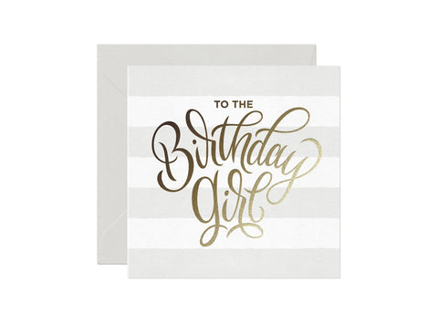 Card Nest Birthday Girl Greeting Card - ash-dove