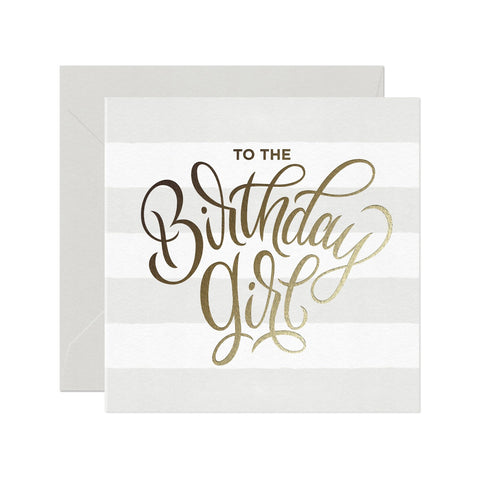 Card Nest Birthday Girl Greeting Card - ash-dove