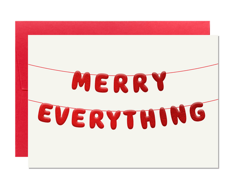Merry Everything Card By Ricicle Cards Greeting Cards Ricicle Cards