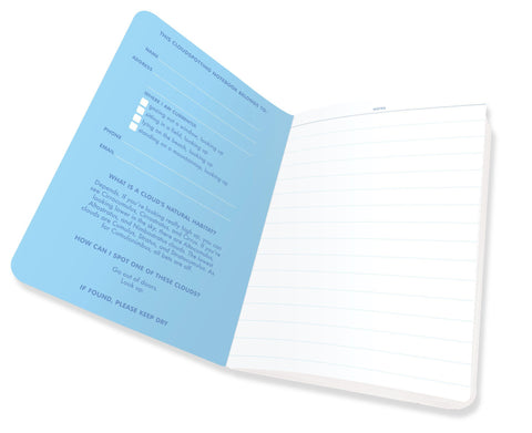 The Unemployed Philosopher's Guild Cloud Spotting Notebook - ash-dove
