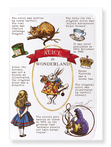 Alice In Wonderland Card by Ezen Design Greeting Cards Ezen Design