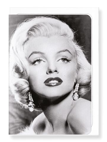 Marilyn Monroe Blank Card by Ezen Design Greeting Cards Ezen Design