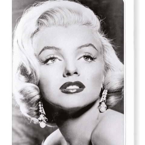 Marilyn Monroe Blank Card by Ezen Design Greeting Cards Ezen Design