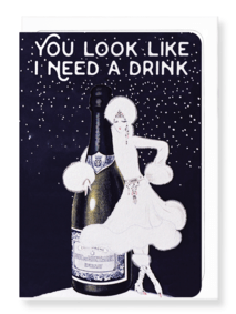 You Look Like I Need A Drink Card by Ezen Design Christmas Shop,Greeting Cards Ezen Design