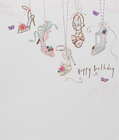 Shoes Birthday Card by Paperlink Greeting Cards Paperlink