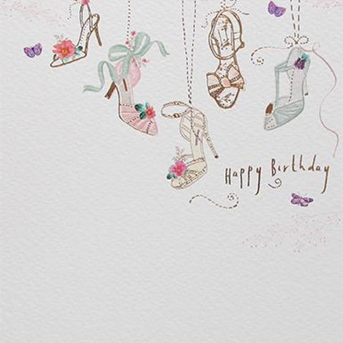 Shoes Birthday Card by Paperlink Greeting Cards Paperlink