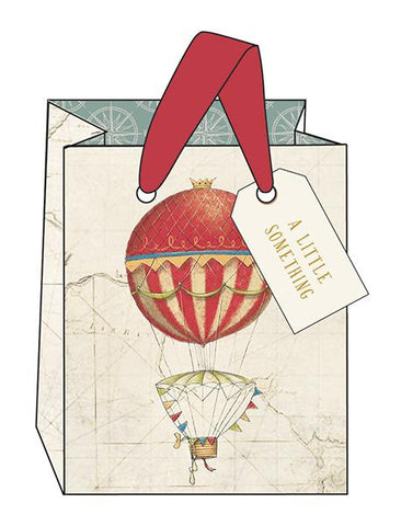 Small Vintage Travel Gift Bag by The Artfile Stationery The Artfile