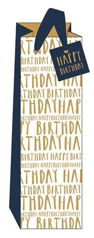 Happy Birthday Bottle Bag by The Artfile Stationery The Artfile