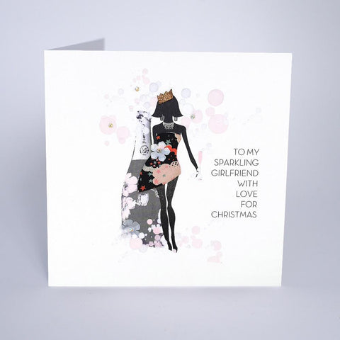 Girlfriend with love christmas card by five dollar shake Greeting Cards Five Dollar Shake