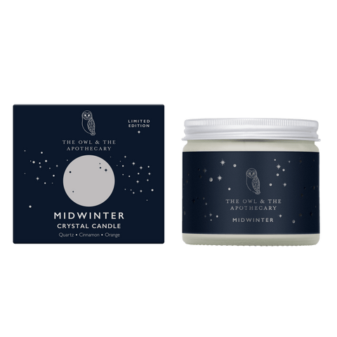 Midwinter Crystal Candle Shopping,Gifts The Owl and The Apothecary