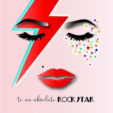Absolute Rock Star Birthday Card by Five Dollar Shake Greeting Cards Five Dollar Shake