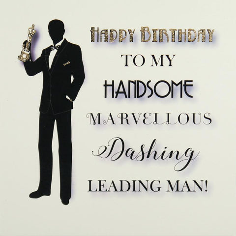 Leading Man Birthday Card by Five Dollar Shake Greeting Cards Five Dollar Shake