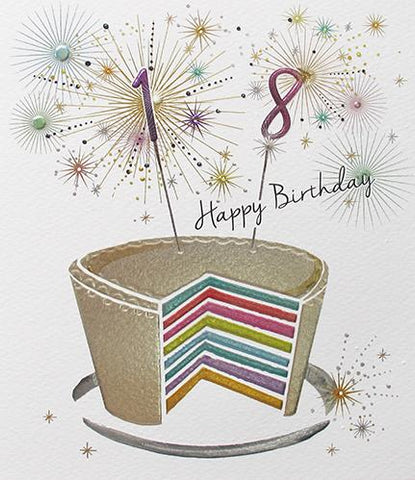 18th Happy Birthday Card Greeting Cards Paperlink