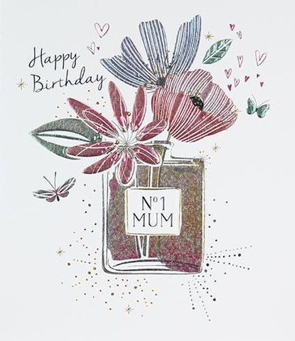 No 1 Mum Birthday Card by Paperlink Greeting Cards Paperlink
