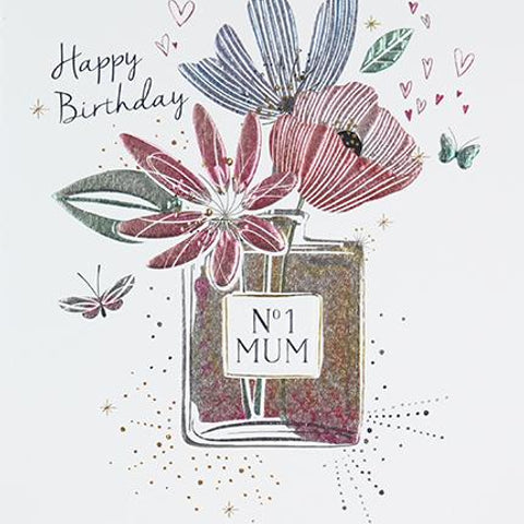 No 1 Mum Birthday Card by Paperlink Greeting Cards Paperlink
