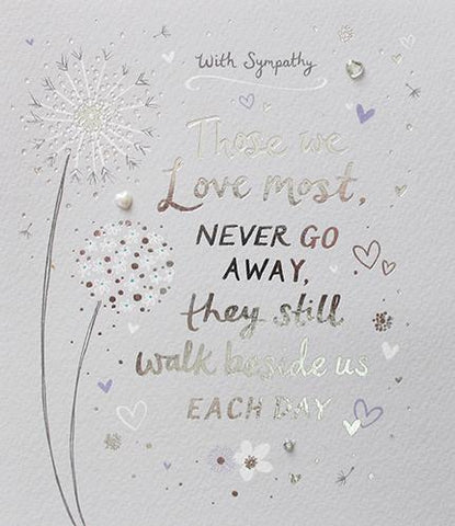 Those We Love Sympathy Greeting Card by Paperlink Greeting Cards Paperlink