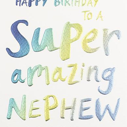 Nephew Birthday greeting card by paperlink Greeting Cards Paperlink