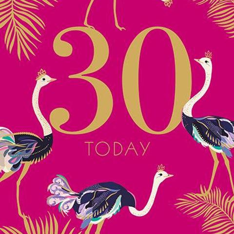 30 Today Birthday Card Greeting Cards The Artfile