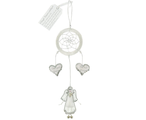 White Angel Dream Catcher by Believe You Can - ash-dove