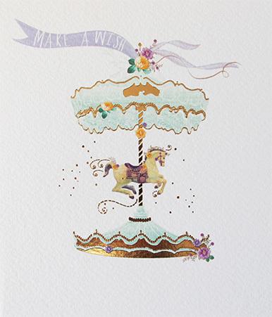 Make A Wish Birthday Greeting Card by Paperlink - ash-dove