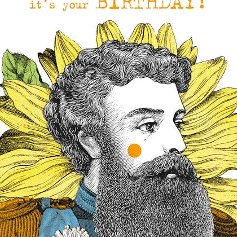 Handsome Blank Birthday Card by the artfile Greeting Cards The Artfile