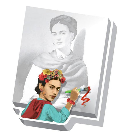 The Unemployed Philosopher's Guild Frida Kahlo Sticky Notes - ash-dove