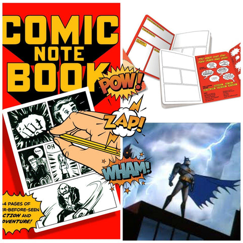 Comic Artists Notebook A5, Drawing Aid for Comic Book Lovers, Comi Con Lovers Gift Idea, Magazine layout For Young Artists, DIY Artist someone_else