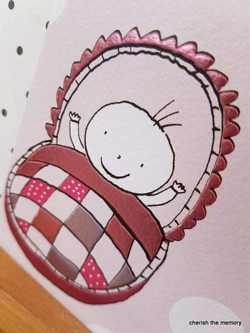 Foiled New Baby Granddaughter Greeting Card pastel pink, A wonderful star is born greeting card, Brilliant news congratulations Baby Girl someone_else