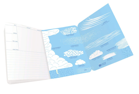 Cloud Spotting and Weather A5 Notebook, Wild Blue Yonder Journal, Dorm Gift for Students, Fun Back to School Gift Idea, someone_else