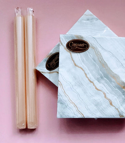 Grey Gold Metallic Marble Paper Napkins, Caspari Elegant Table Napkins For A Wedding Party, 20 x Paper Napkin Party Supply For A Celebration someone_else
