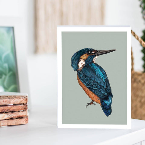 Kingfisher Greeting Card Greeting Cards The Artfile