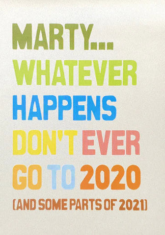 A4 Poster Back to the Future by Five Dollar Shake Greeting Cards Five Dollar Shake