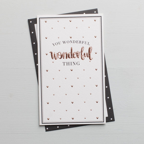 The Artfile You Wonderful Thing Greeting Card - ash-dove