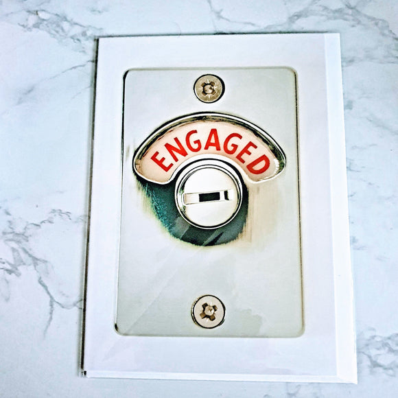 Engaged Greeting Card by Artpress Greeting Cards Artpress 