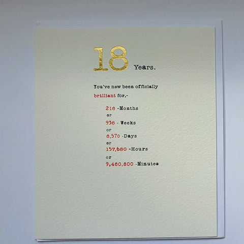 18 years greeting card by paperlink Greeting Cards Paperlink 
