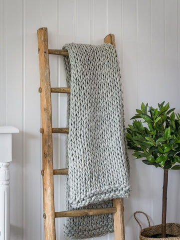 Grey Chunky Knit Throw By Retreat Home Shopping Retreat Home 