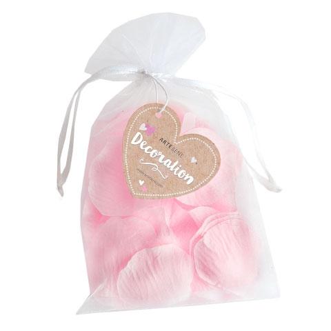 Rose Petal Pink Fabric Table Confetti by Artebene - ash-dove