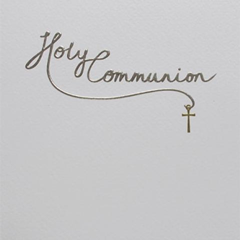 Paperlink Holy Communion Card - ash-dove