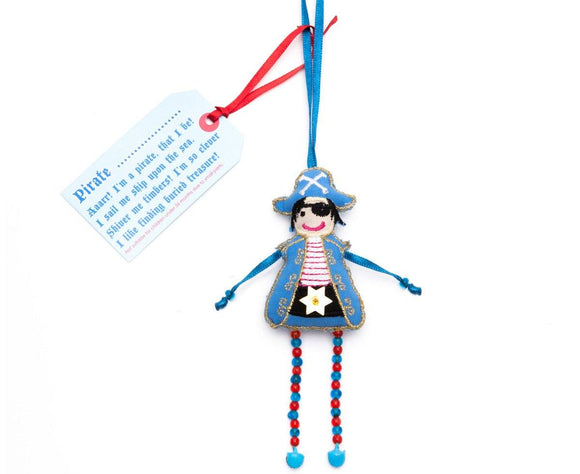 Blue Hanging Pirate 