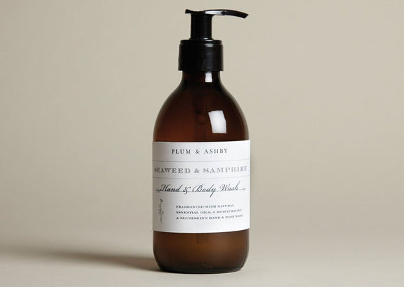 Plum and Ashby Green Fig & Lavender Hand & Body Wash - ash-dove
